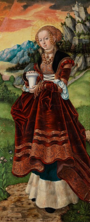 성녀 마리아 막달레나_by Workshop of Lucas Cranach the Elder_from Pfirtscher Altar_in the Aschaffenburg State Gallery in Aschaffenburg_Germany.jpg
